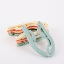 多功能铆钉款衣架晾晒旅行折叠出差便携家用宿舍北欧风衣架收纳