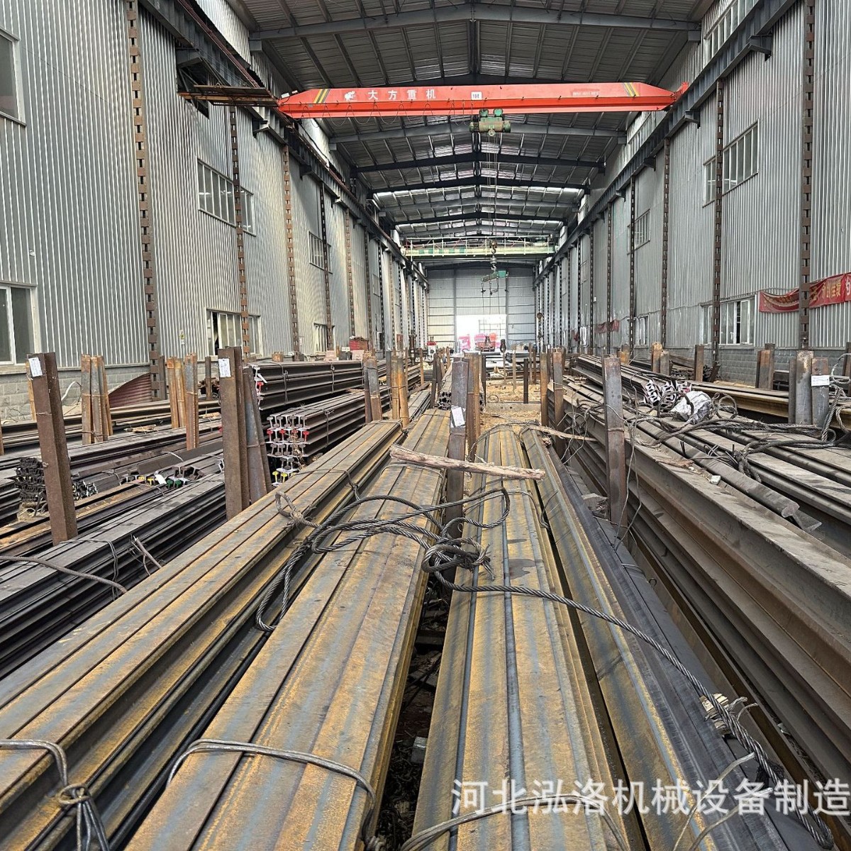 港口起重机用道轨 工程配货到厂 钢轨 QU70-QU120国标轨道