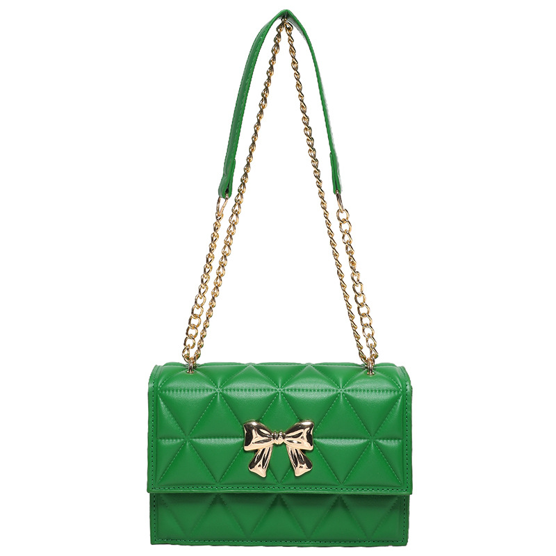 Bolso debajo de la axila de cadena para mujeres 2024 primavera y verano nuevo estilo extranjero bordado de diamante bolso de hombro bolso pequeño bolso cuadrado para mujeres