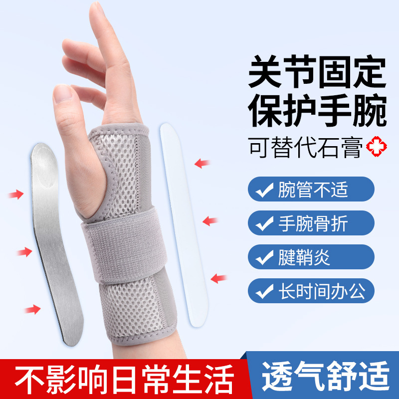 鋼板の手首の通気性固定器の挟みの腕を保護して腱の鞘の骨折の痛みを捻挫します。|undefined
