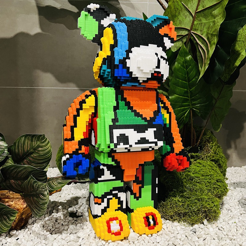 CLS moda Lesen lupa linebel pequeña partícula bloques de construcción juguetes para niños y niñas regalos cumpleaños