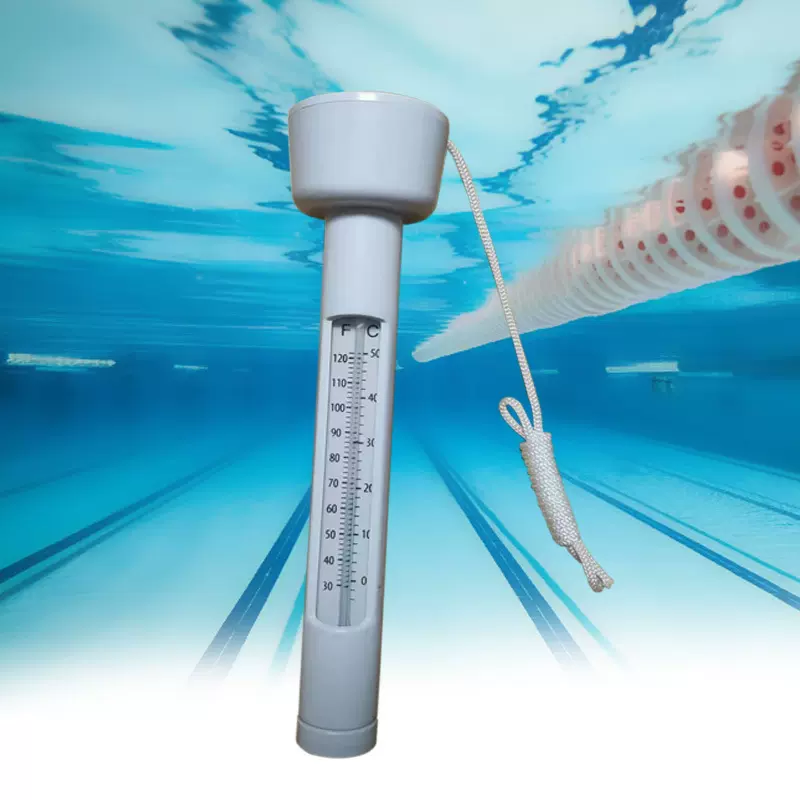 泳池温度计测温计温度表浴池浴桶水温表水下测温商用防水游泳池