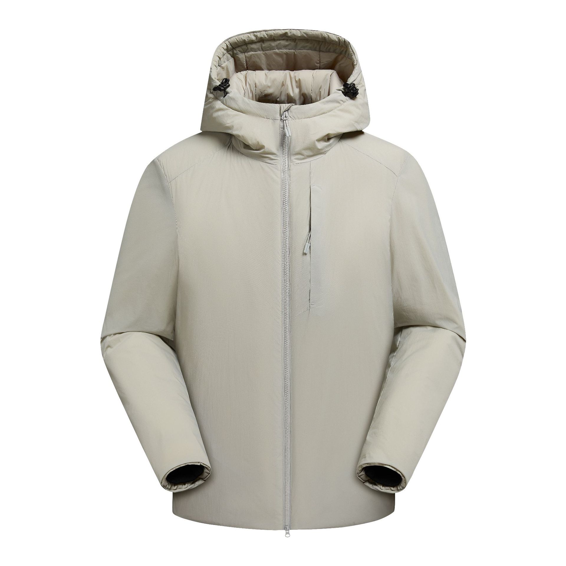 Lightweight PI cotton aerospace cotton thermal jacket for men and women, autumn and winter outdoor windproof and water-repellent hooded coat