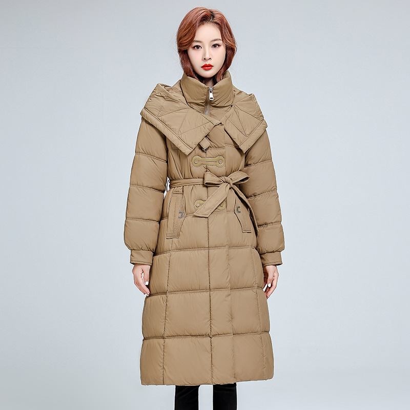 L - 4XL de gran tamaño, ropa de algodón larga europea, chaqueta de algodón de invierno, chaqueta de algodón suelta, chaqueta de moda de gran tamaño, chaqueta de algodón image 8