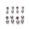 Simple earrings stainless steel, piercing suitable for men and women, 3/4/5mm