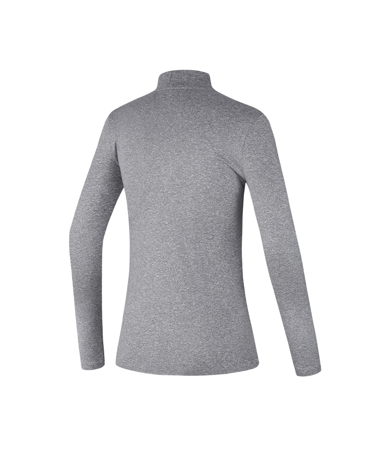 Áo thun dài tay cổ đứng nữ golf giữ ấm thu đông — YF440-Đen, YF440-màu trắng, YF440-Hoa màu xám, YF440-màu hồng chi tiết 23