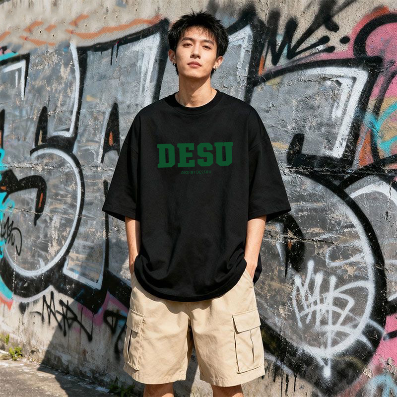 Hong Kong impresión camiseta de cuello redondo camiseta de manga corta comercio exterior 2026 tendencia de moda para hombres y mujeres casuales blanco T pareja