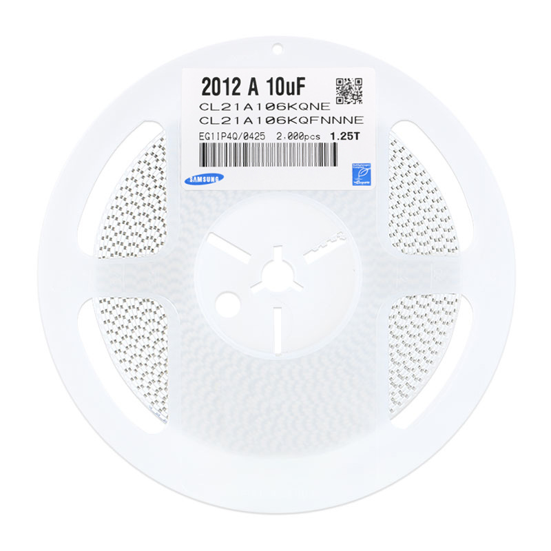 原装0805贴片电容10uF(106)±10% 6.3V X5R CL21A106KQFNNNE 50只