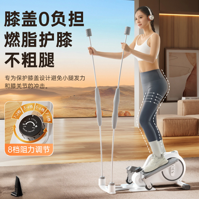 Elliptical Machine, Home Fitness Equipment, Space Walker, Silent Stepper, Gym Exercise Equipment, Magnetic Control Type