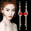 Advanced long earrings, 2021 collection, high-quality style, city style, internet celebrity, wholesale