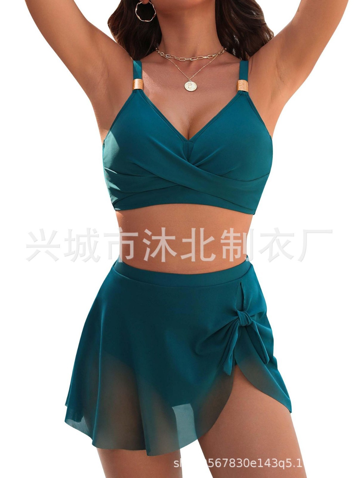 2026 nuevo comercio exterior europeo y americano bikini trajes de baño de malla estilo sexy trajes de baño delgados de cintura alta