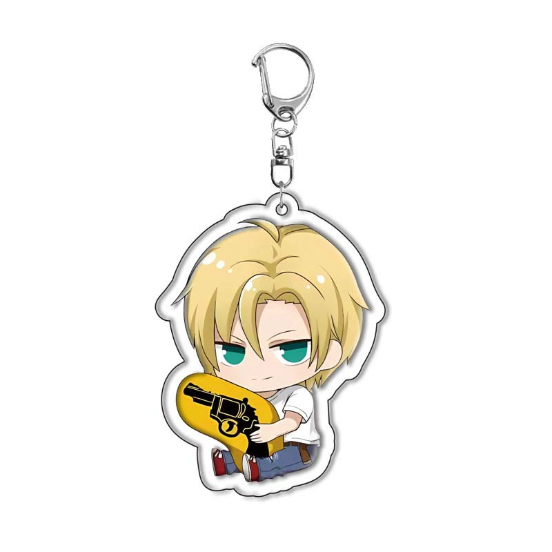  Banana fish дрожь убивает Ackle брелок подвеска вокруг Креста - пограничное место