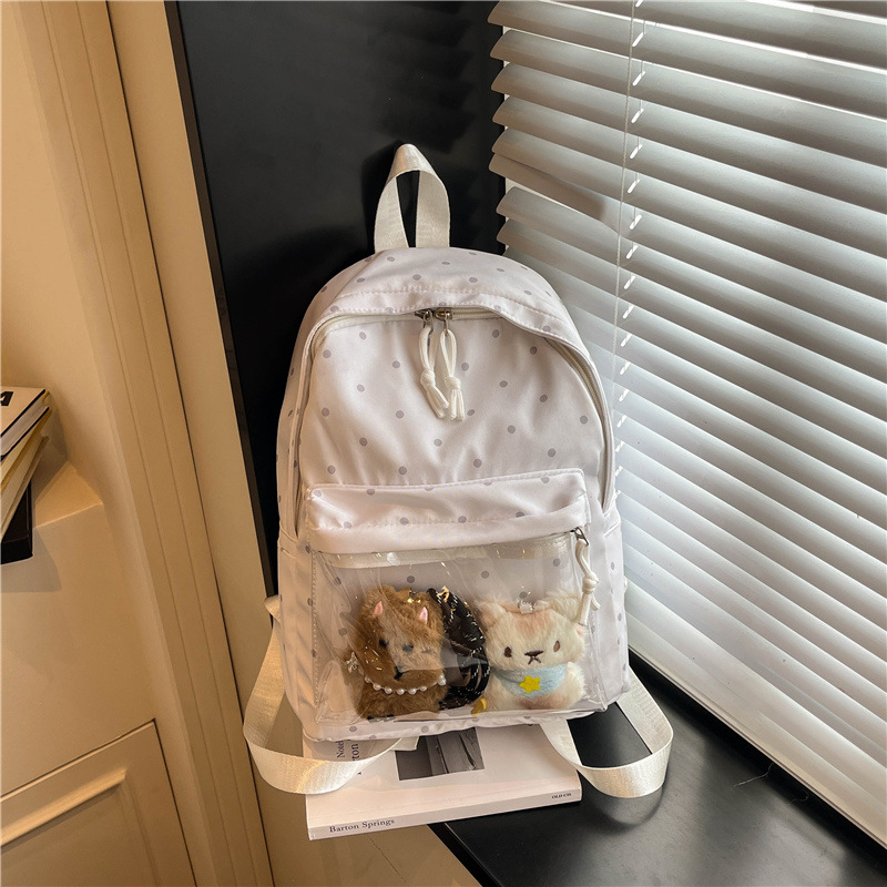 Nueva moda mochila de moda para mujeres fresca dulce gran capacidad de moda ocio para estudiantes de clase mochila simple