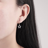 (Трансграничная торговля), аксессуар, брендовые креативные серьги с цирконом, европейский стиль, микроинкрустация, изысканный стиль