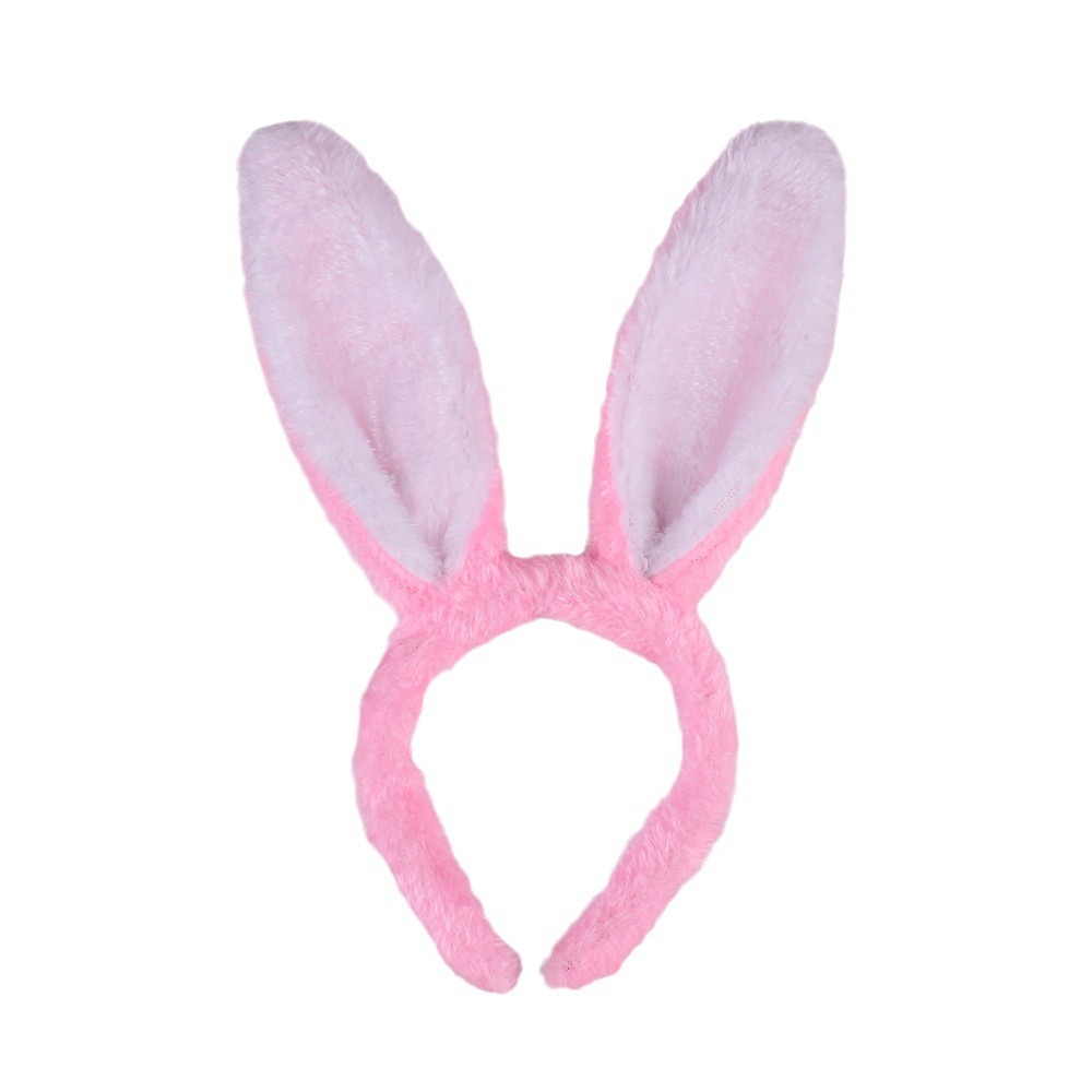 Rendimiento de dibujos animados animal tocado pequeño conejo blanco oído tocado diadema conejo oreja conejito chica