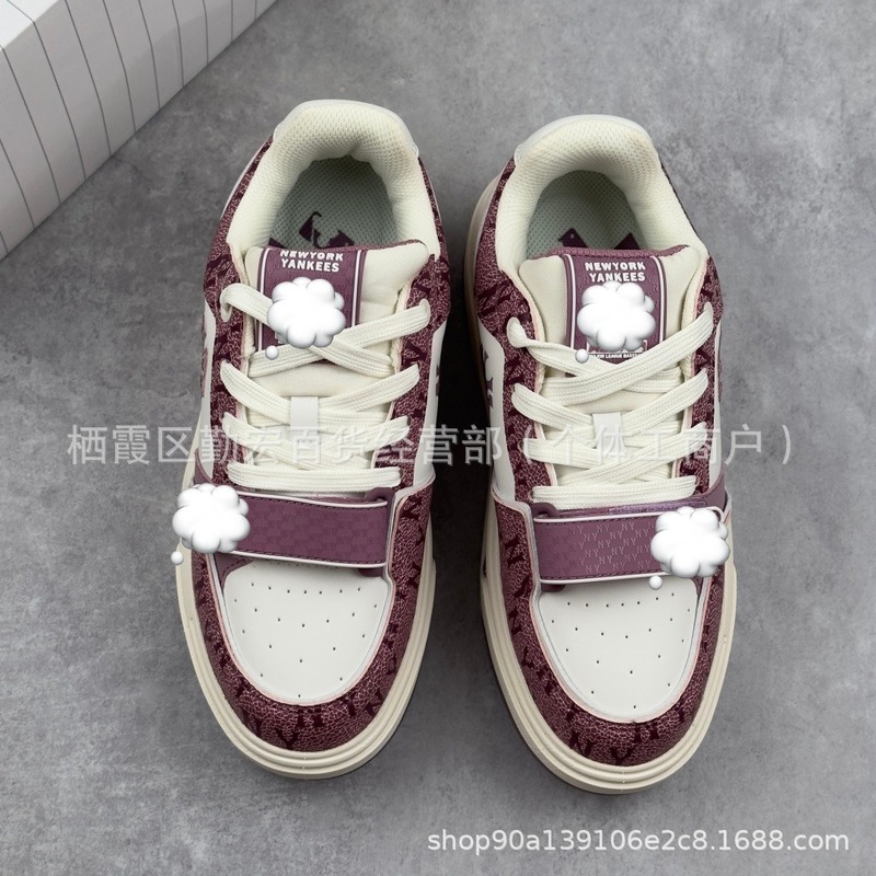 【爆款新品】莆田直销纽约洋基队 增高厚底休闲鞋 复古  少年感|undefined