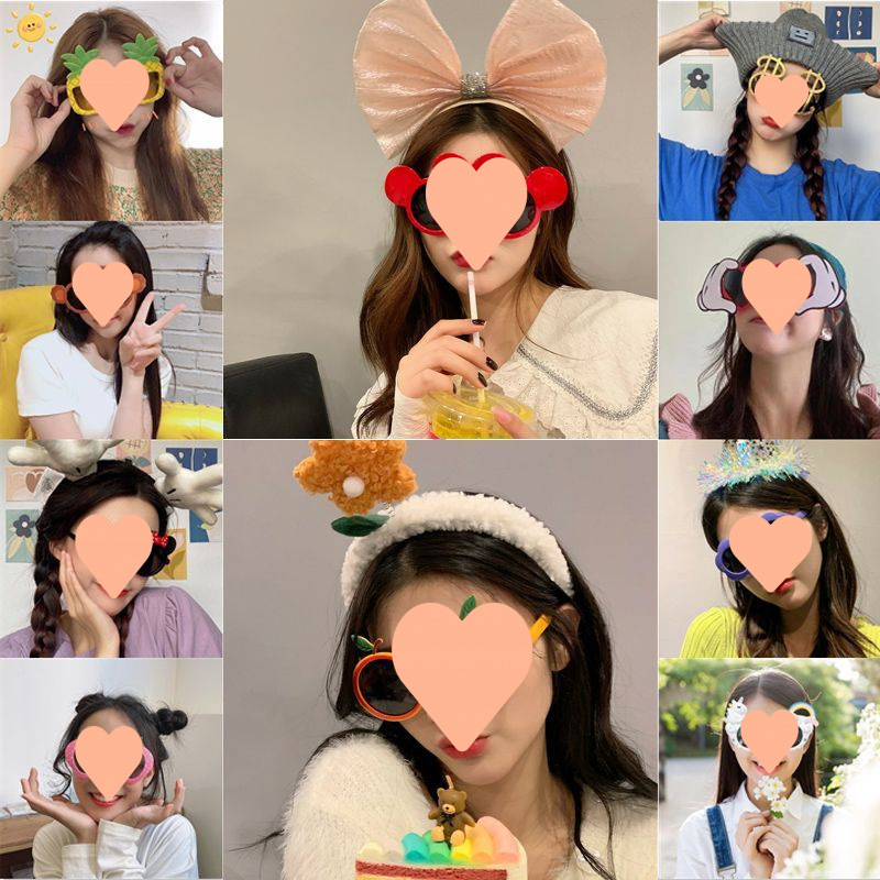 Divertido gafas de sol bodas damas de honor fotos accesorios de boda fiesta de cumpleaños gafas de escultura de arena gafas en línea gafas extrañas