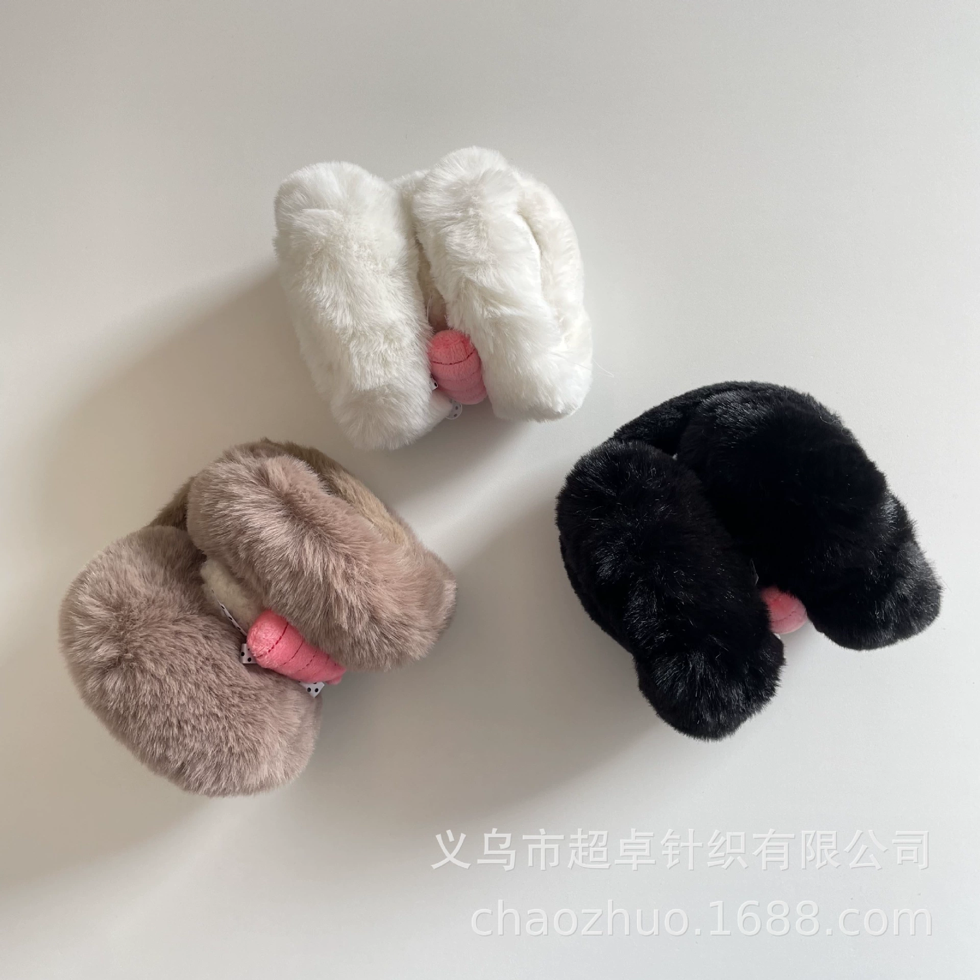 Retro children's keep warm winter three dimensional earmuffs, headphones