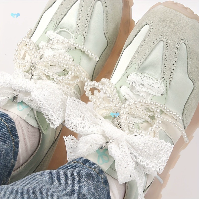 2шт модные украшения для обуви с милым бантом и кисточками,