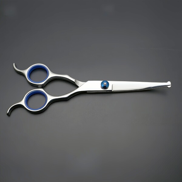 Round head pet hairdressing scissors double tail universal curved…