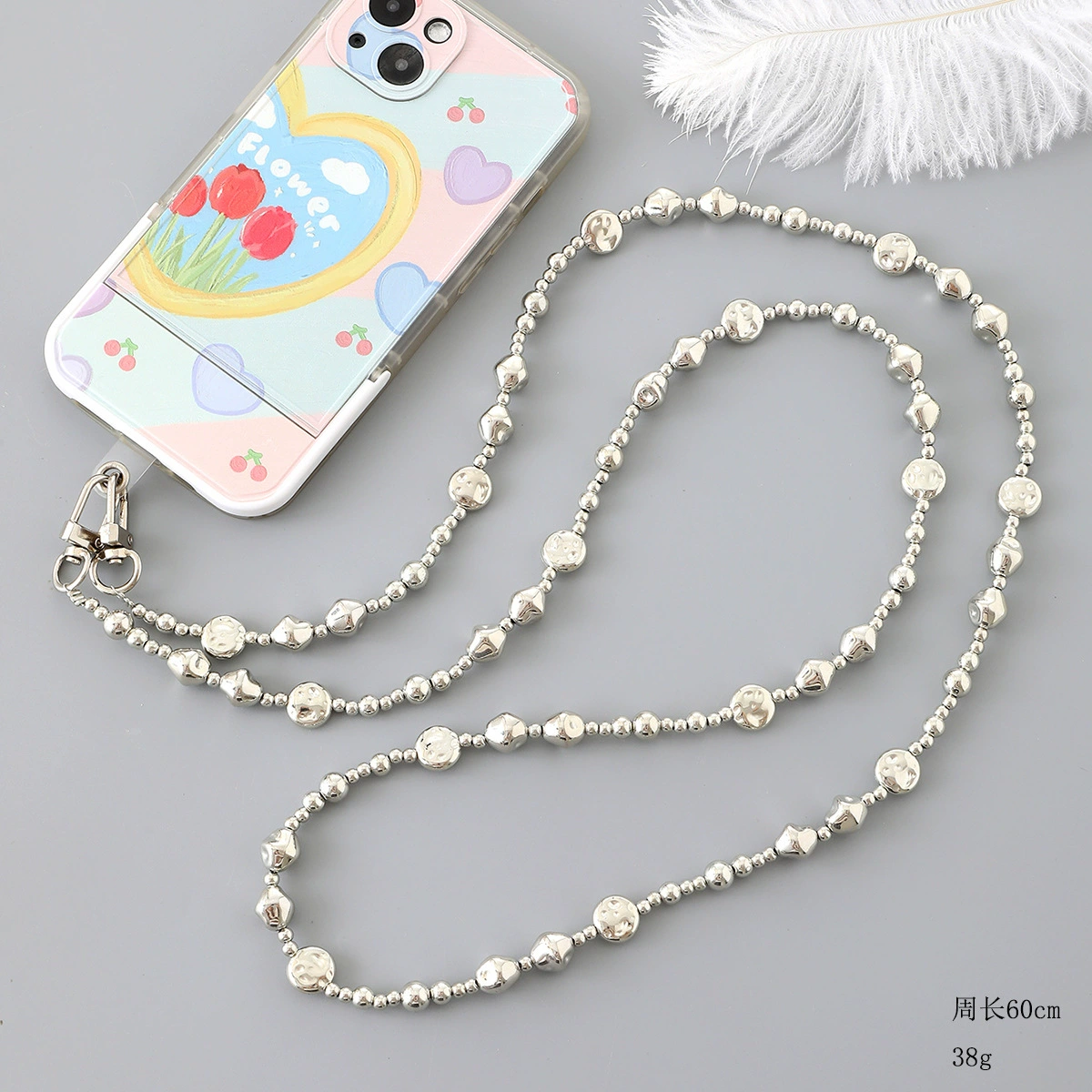 Креативный модный универсальный мобильный телефон жемчуг, аксессуар handmade, длинная сменная сумка, ремень