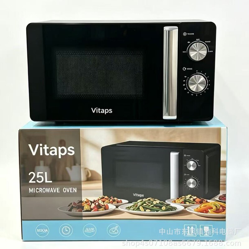 European standard cross-border 25L rotating disc heating household intelligent multi-function reservation timing microwave oven factory wholesale
