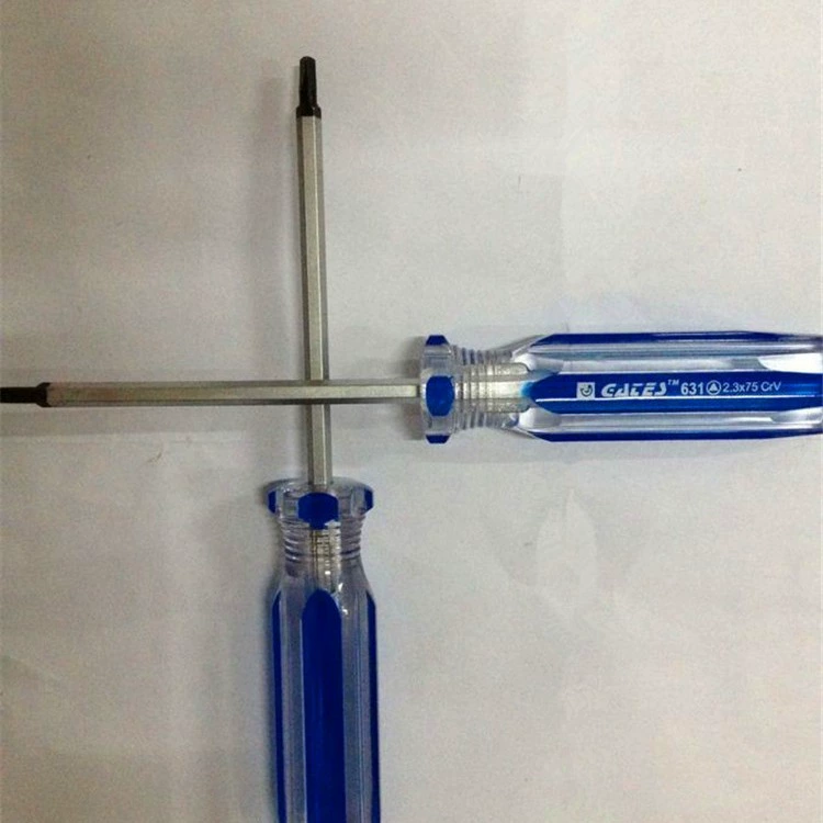Manufacturer supply the positive triangle screwdriver batch flat -headed triangular screwdriver band magnetic hair black insert board supporting