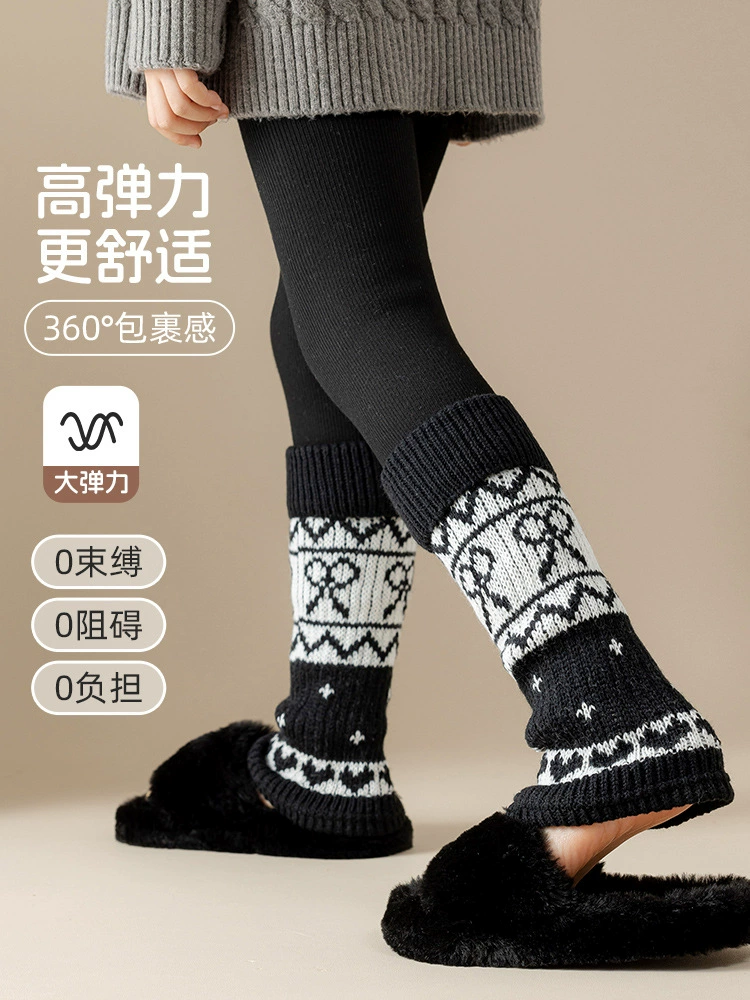 Утепленные демисезонные колготки, детские гетры, зимние legging, брюки