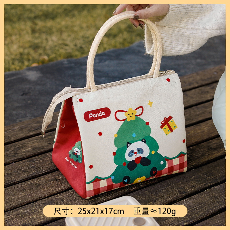 Рождественская термосумка с изображением панды