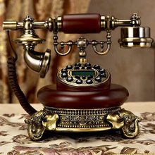 欧式复古电话机仿用时尚创意座机老式转盘客厅无线插卡电话机