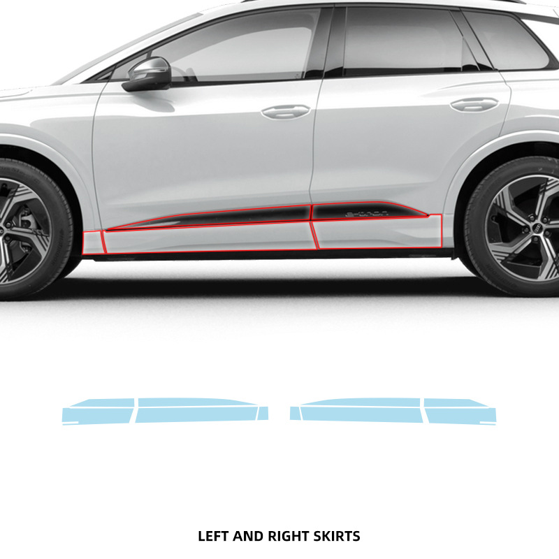 Audi Q4 e-tron máquina especial para cortar TPU invisibles ropa de automóvil película transparente para todo el automóvil pintura película protectora pre-corte