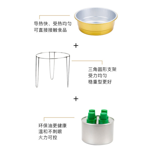 Disposable aluminum foil box, prepared dish takeaway box, disposable bowl lunch box, golden tin foil box, factory sealable