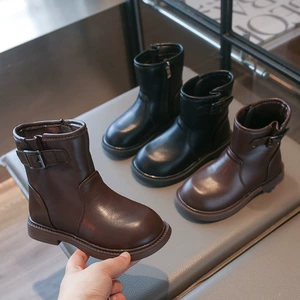 Martens, демисезонные детские ботинки для мальчиков в английском стиле, цвет металлик, подходят для подростков, европейский стиль