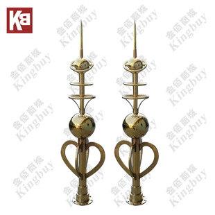 6 M love decoration Lightning Rod titanium alloy Lightning Rod Villa titanium plated Lightning Rod ancient building lightning rod