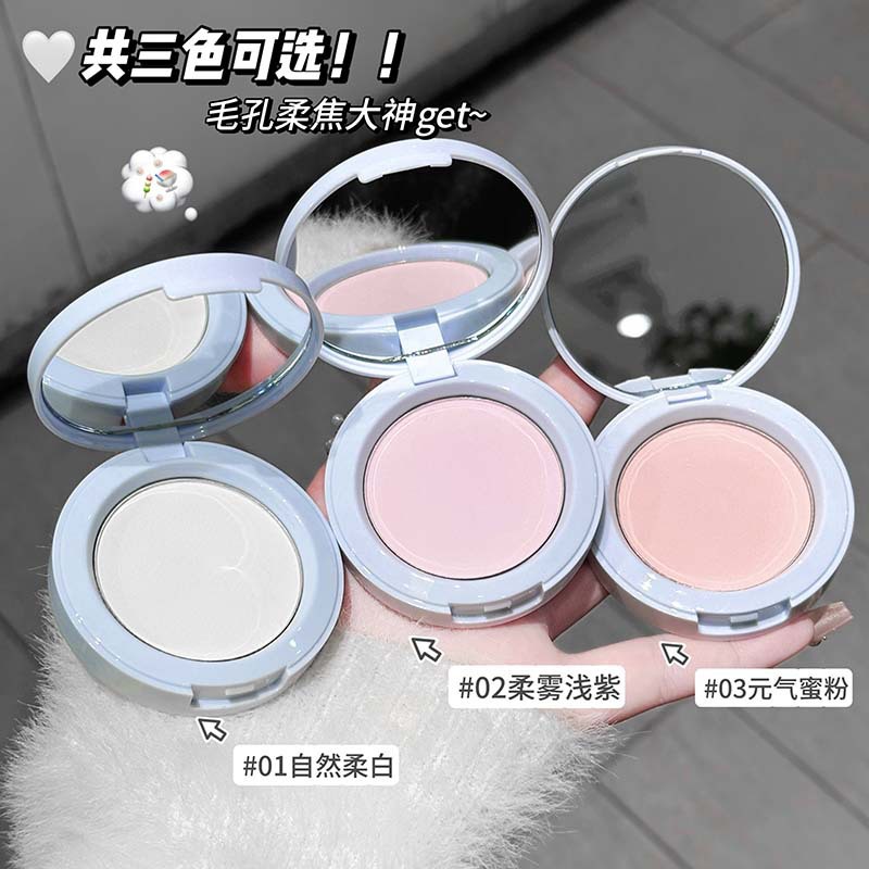 CAPPUVINI polvo de maquillaje transparente, polvo de maquillaje suave, polvo de maquillaje transparente