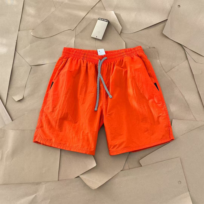 Summer New Men's Sports Casual Basketball Shorts Running Training Shorts Loose Breathable Drawstring Casual