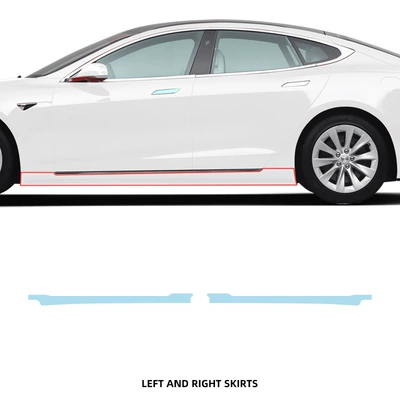 Car Clothes Full Car Paint Car paint protective film - left-and-right-side-skirts-with-tpu-membrane-imported-tpu-film-special-car-cutting