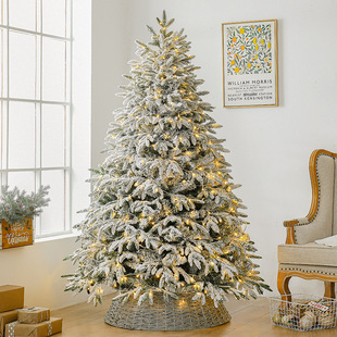 Pe Mixed Luxury Christmas Snow Snow Christmas Tree Set Decoration 240cm Shopping Mall Window Decoration Ornaments