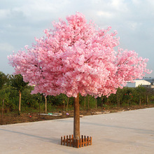 仿真樱花树桃花树许愿树室内装饰大型假桃树商场酒店婚庆摆设造景