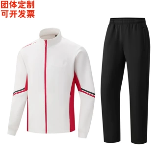 运动服套装春秋外套体育生训练教练服学生班服出场领奖服团体定制