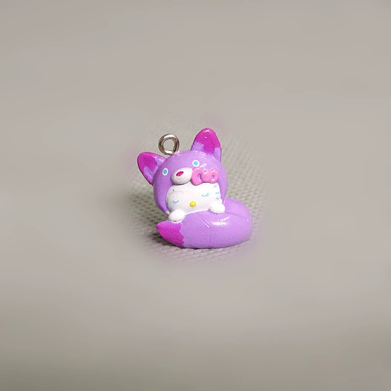 Hello Kitty, маленькая мини-фигура, подвеска, handmade