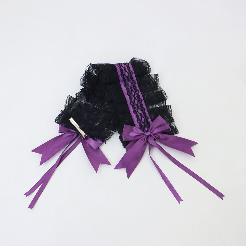 Ballet arco pequeño clip para el cabello de dopamina chica rosa clip para el cabello cinta atada clip lateral toque de cabello