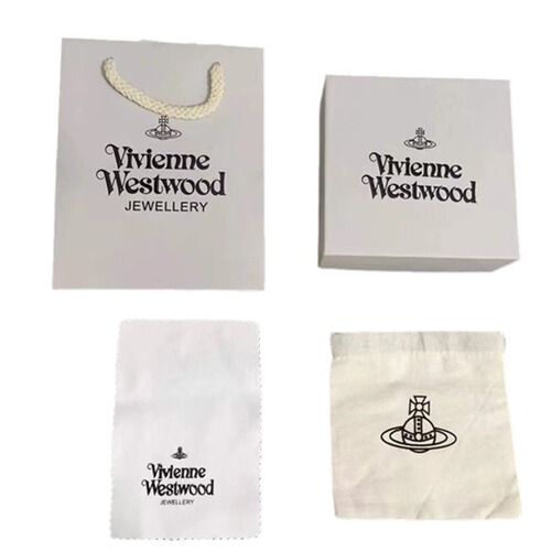 New Version West Tai Family Packaging Box, Empress Dowager's Saturn Necklace Same Style Packaging Box, Gold-Plated Pearl Gift Box