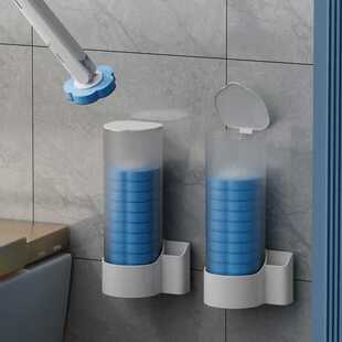 ◇ Disposable Toilet Brush for Home Use, No Dead Corners, Wall-Mounted Cleaning Brush with Replaceable Brush Head