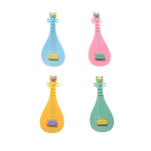 New Bestselling Hair Accessories for Women - Colorful Sand-Smooth Pipa-Shaped Hair Clips with Ancient Style, Versatile and Elegant, suitable for Eyebrow Edge Clips