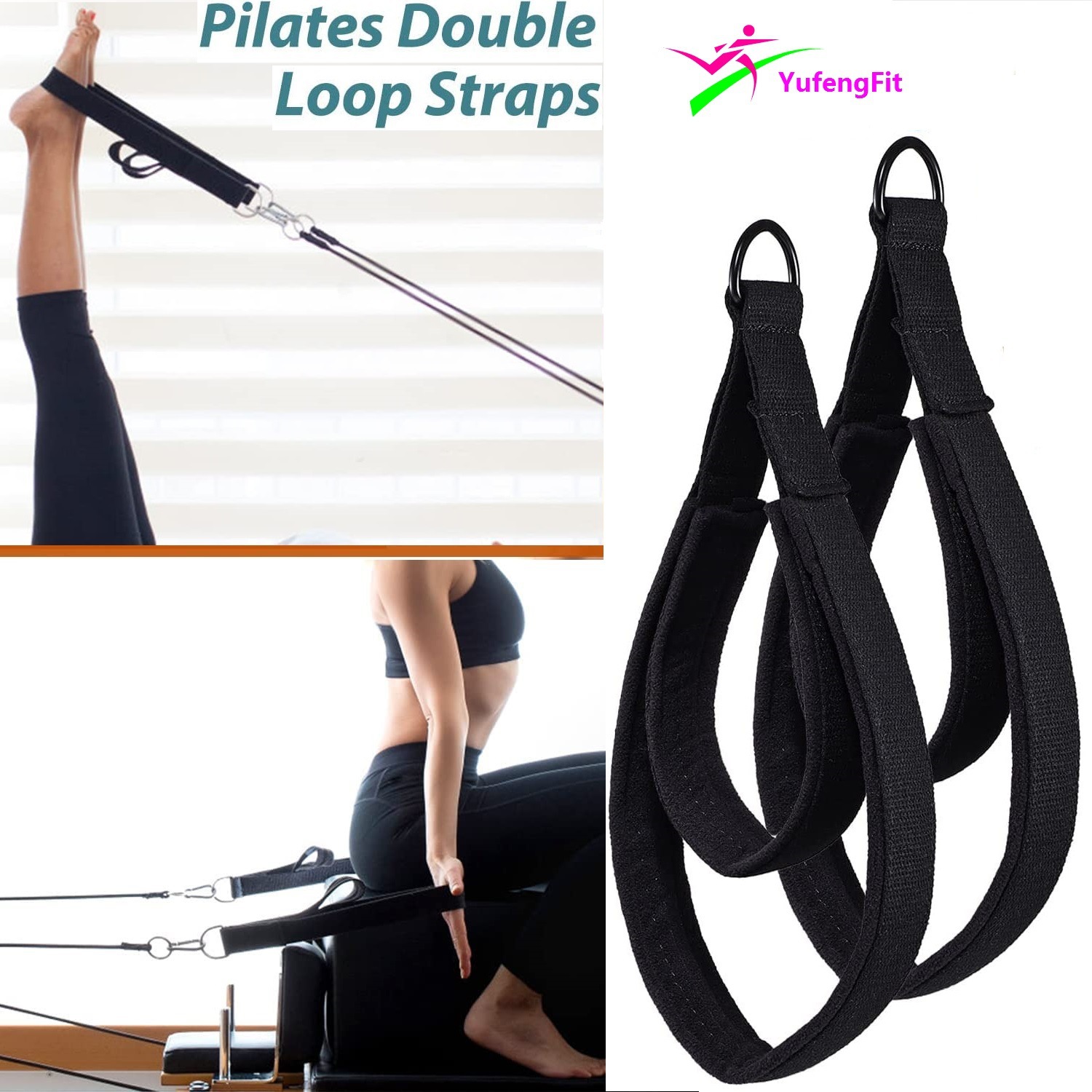 yoga Bicyclic pilates A lower leg Bandage Wrist band Hand Strap yoga straps1 Pair