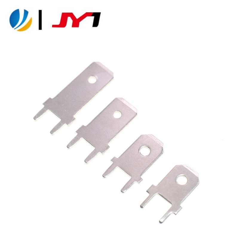 聚盈厂价直销铜镀镍6.3插片13.5~33.5长1217861电源PCB250端子