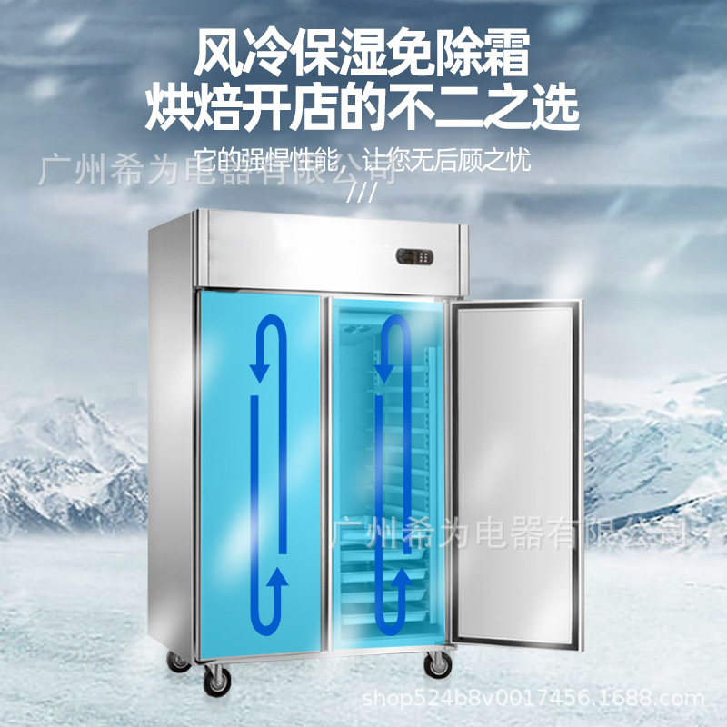 商用厨房急速冷冻柜餐饮店肉类海鲜-40℃冷冻柜