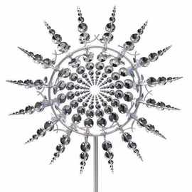 欧美Unique And Magical Metal Windmill创意户外金属风车工艺品