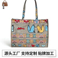 帆布托特包工厂定制学生印花购物袋支持LOGO贴牌春夏女包OEM加工